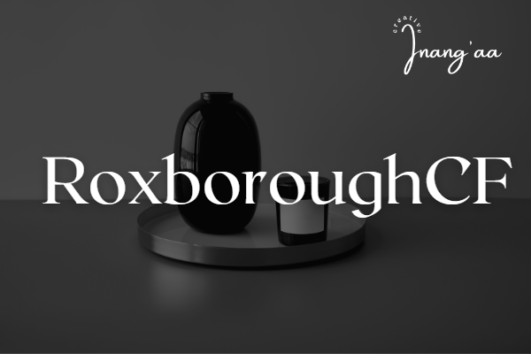 Polices élégantes Canva - RoxboroughCF