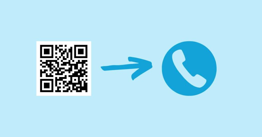 QR code appel ou telephone