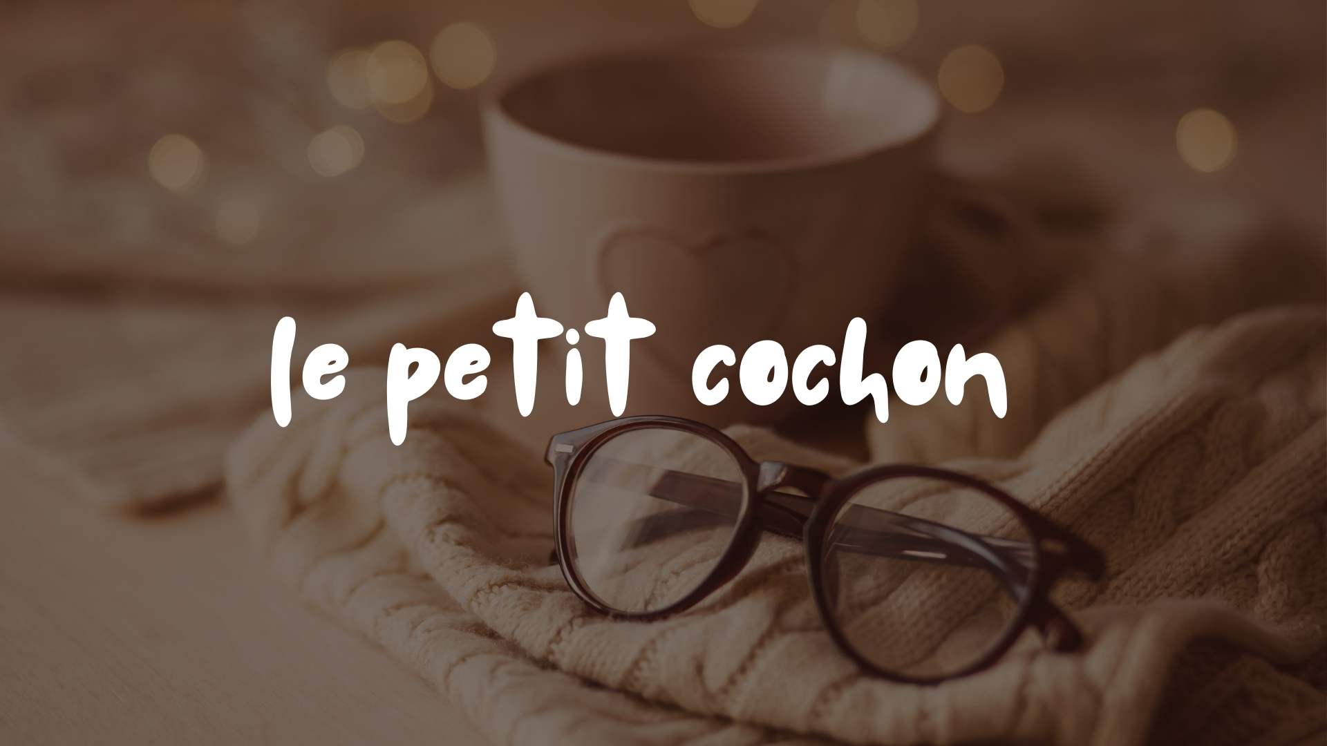 Le petit cochon Canva Font - Le petit cochon