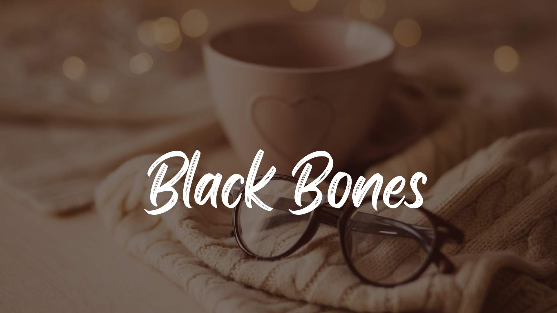 Black Bones Canva Font - Black Bones