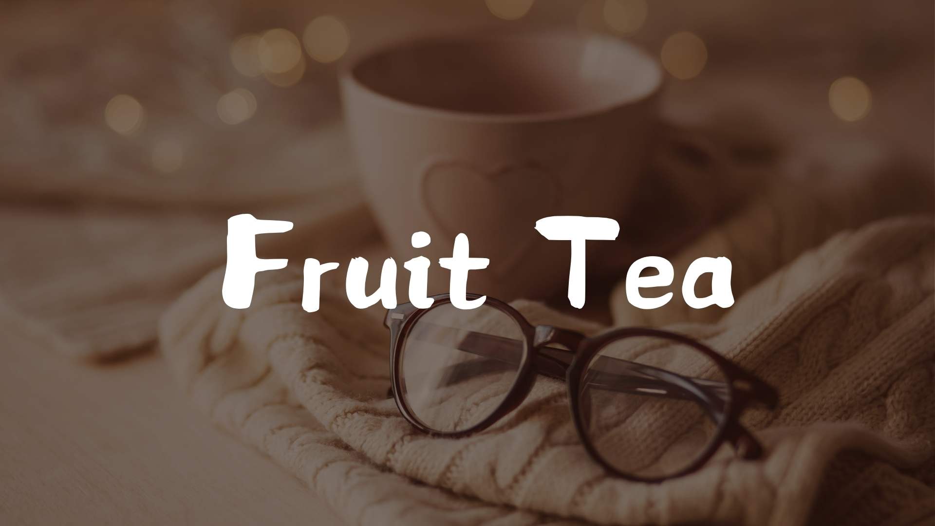 Fruit Tea Canva font - Fruit Tea