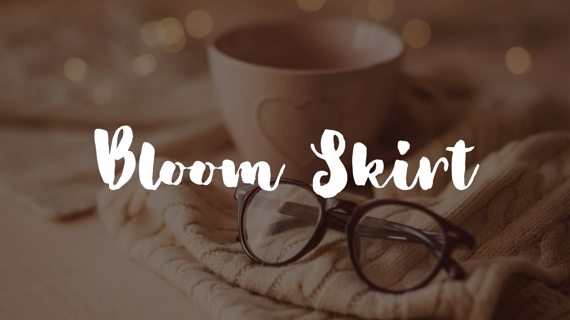 Bloom Skirt Canva Font - Bloom Skirt