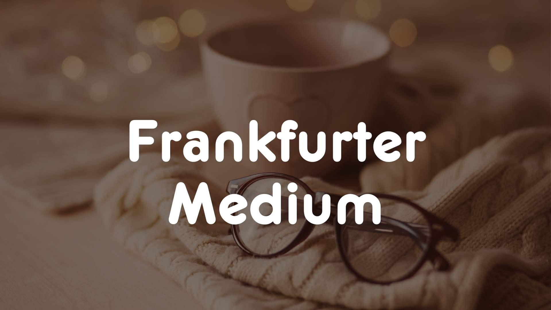 Frankfurter Medium Canva Font - Frankfurter Medium