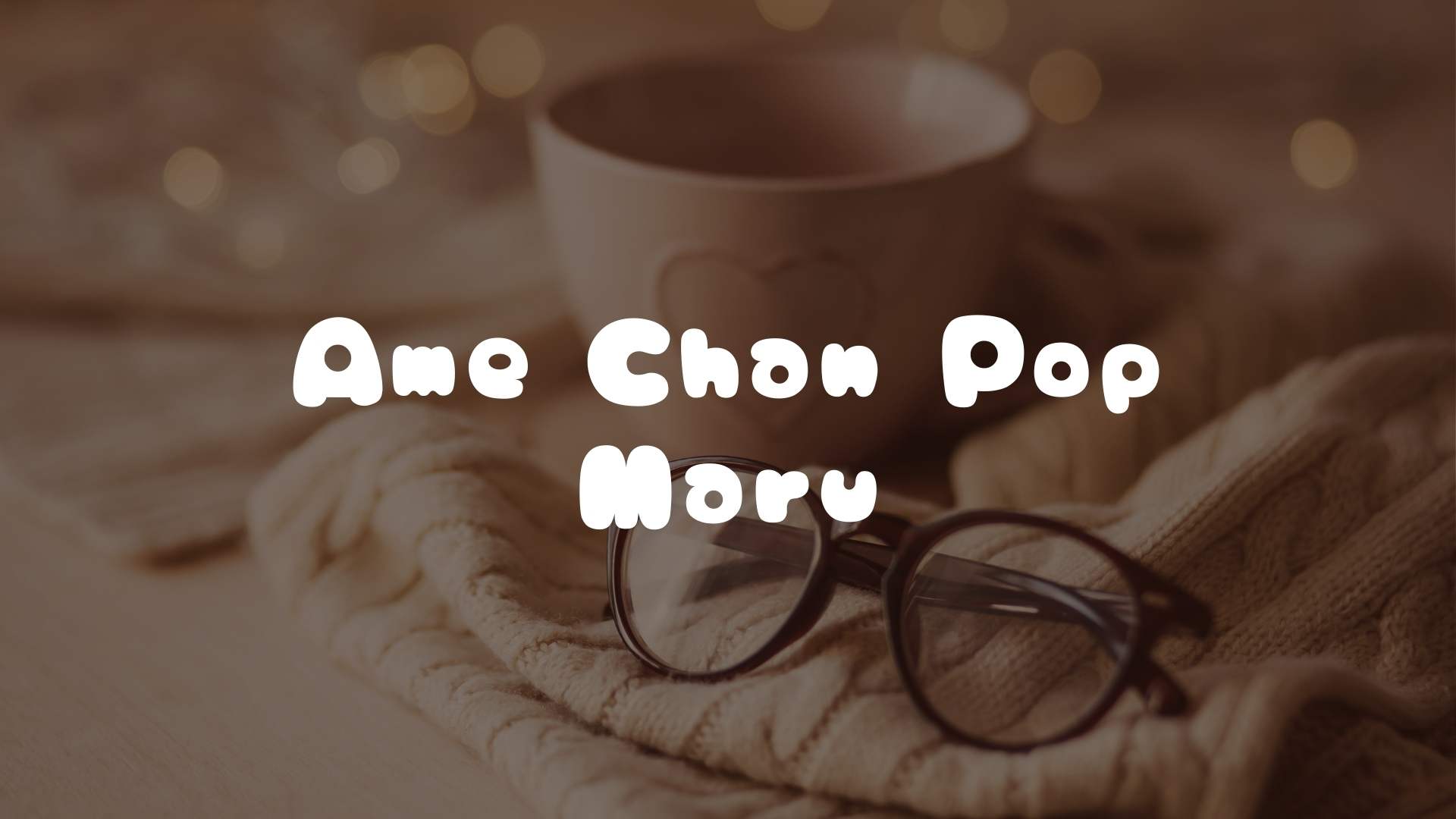 Ame Chan Pop Maru Canva Font - Ame Chan Pop Maru