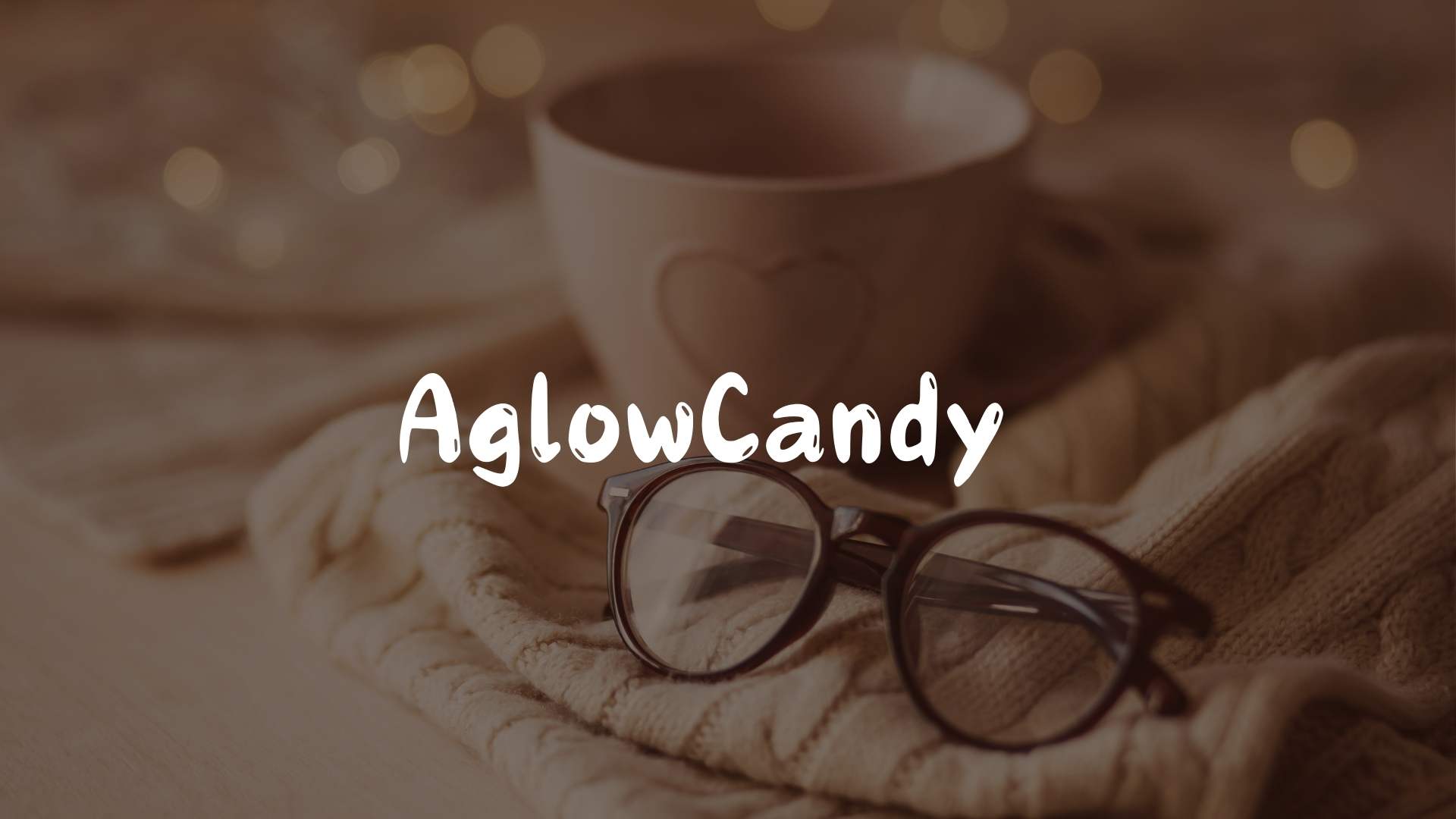 AGlowCandy Canva Font - AglowCandy